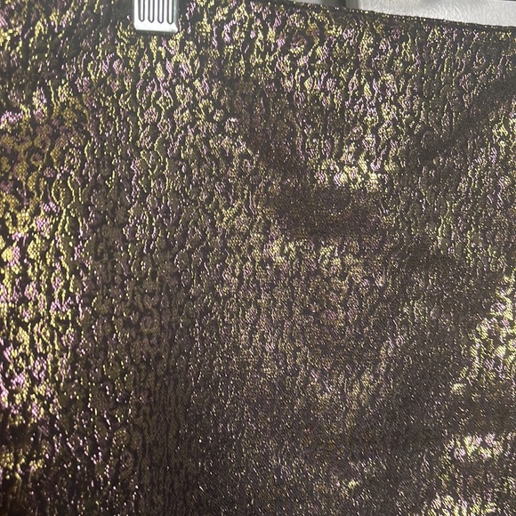 Express - Metallic Rose/Gold Faux Wrap Skirt (Size 8) - Can fit 6 as well - Picture 2 of 10
